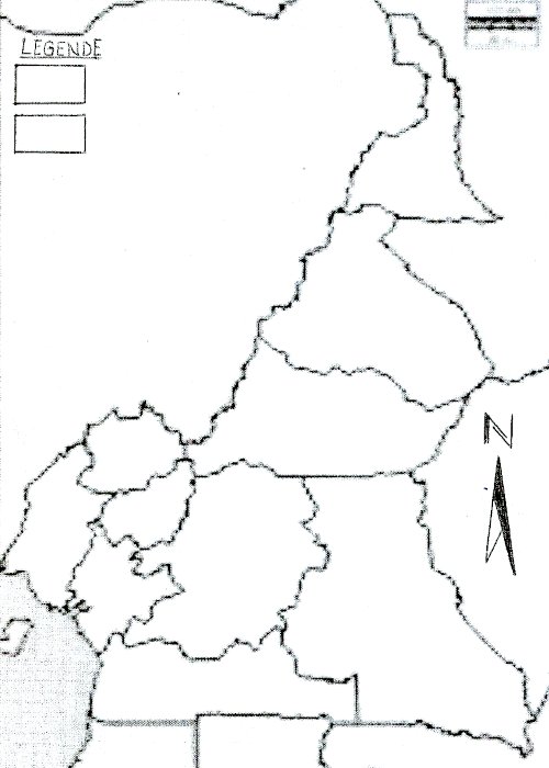 carte cameroun