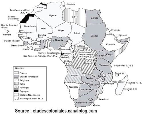 carte cameroun 1888